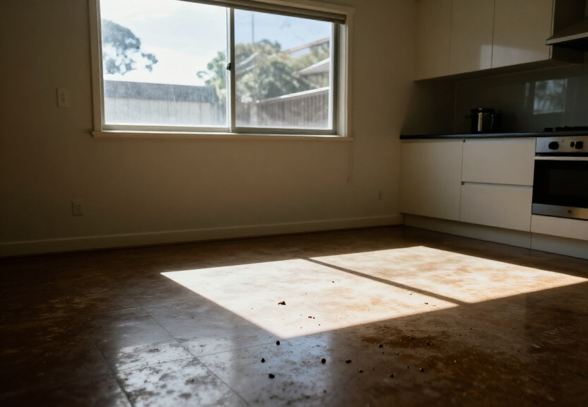 Bed bug infestation in a Hurlstone Park bedroom before treatment